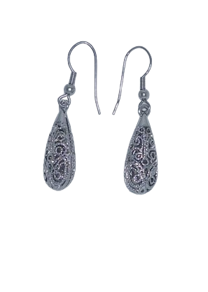 Pendientes fantasia rodio